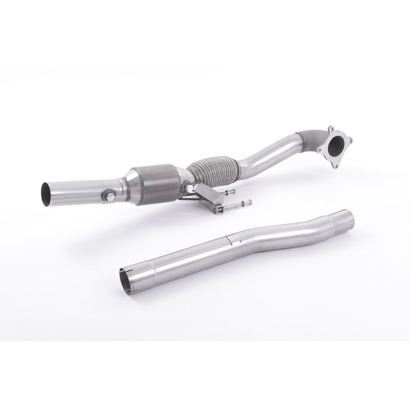 Downpipe Turbo (V1 / V2) Milltek Audi A3 8P, A3 8PA, S3 8P / Seat Leon 1P… - (uscita turbo fusa) con cat Race 200 CPSI