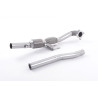 Downpipe (V1 / V2) Milltek Audi A3 8P, A3 8PA, S3 8P / Seat Leon 1P… - (gegossener Turbo-Auslass) mit Race-Kat 200 CPSI