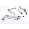 Full Exhaust Milltek Audi A3 8P 2008-2012 - with HJS Hi-Flow 200 CPSI Cat - With Resonator - Polished Jet-80 Tips