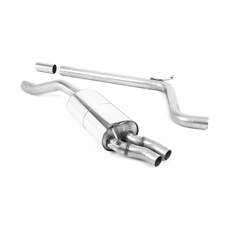 FAP Back Milltek Audi A1 GB 40 TFSi 2.0 TFSI 2019-2025 avec FAP - Homologué ECE - Sans intermédiaire - sorties GT76 Polies