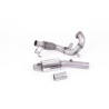 Downpipe Milltek Audi A1 GB / VW Polo AW - Kat-Ersatzrohr - mit Schalldämpfer + DPF-Ersatzrohr - für Originalanlage