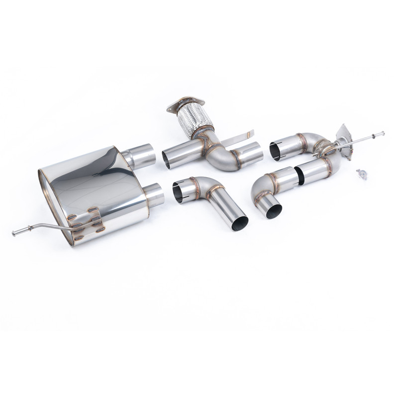 Catback Milltek Alpine A110 A110 / A110 S / A110 GT 1.8TCe 252-292-300 CV 2018-2025 con DPF - non risonato - uscite OEM