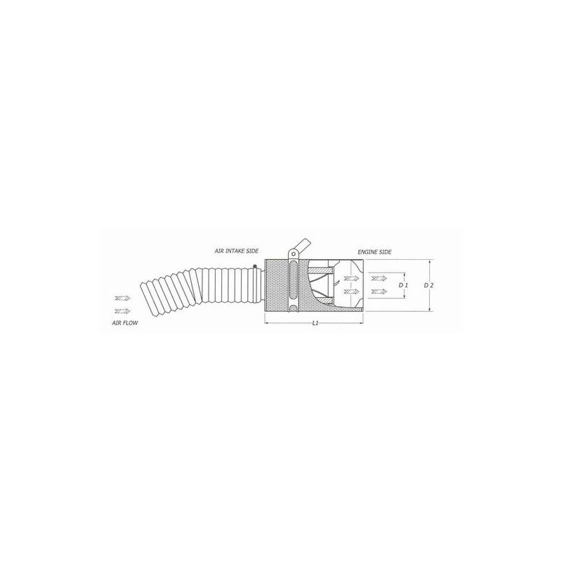 Kit d'admission CDA CDASP-02 BMC Filter pour Audi S4/S6/S8, Volkswagen Passat/A8