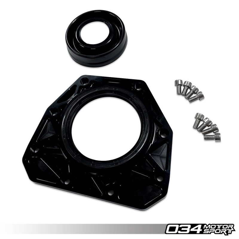 Joint spi de vilebrequin en aluminium 034-202-6004 034Motorsport pour Audi A3/A4/A5/Q3/Q5, Volkswagen Golf/Jetta/Passat/Tiguan