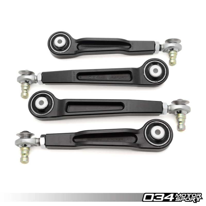 Kit bras de contrôles supérieurs ajustables 034-401-1000 034Motorsport pour Audi A4/A6/Q2, Seat Leon